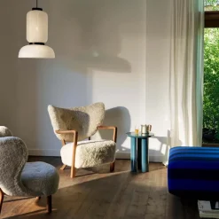 Wulff Lounge Chair ATD2 & Pouf ATD3 - Oak