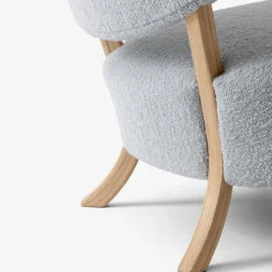 Wulff Lounge Chair ATD2 & Pouf ATD3 - Oak