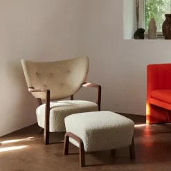 Wulff Pouf ATD3 Walnut