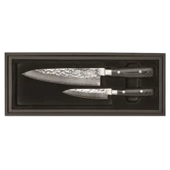 Yaxell Zen Set 2-deler, kokkekniv 20 cm og verktøykniv 12 cm