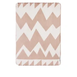 Zig Zag Throw Nautral Beige